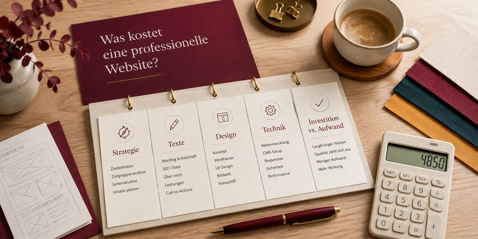 Was kostet eine professionelle Website für Dienstleister:innen?